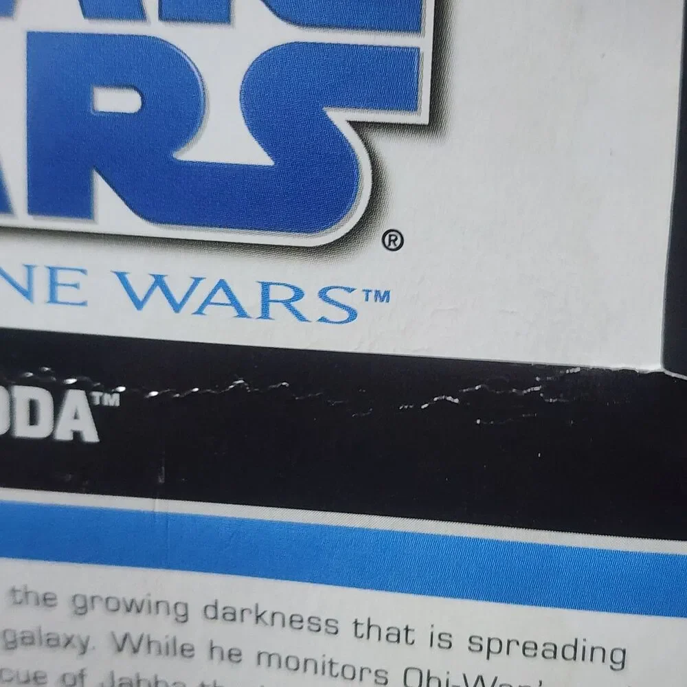 NEW Star Wars The Clone Wars Yoda Action Figure #3 Firing Force Blast 2008...